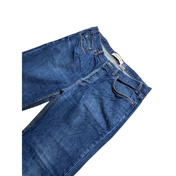 Vintage 90s GAP Original Fit Jeans 40 Actual 38x30 Men’s Blue Denim Made in USA - Picture 5 of 12